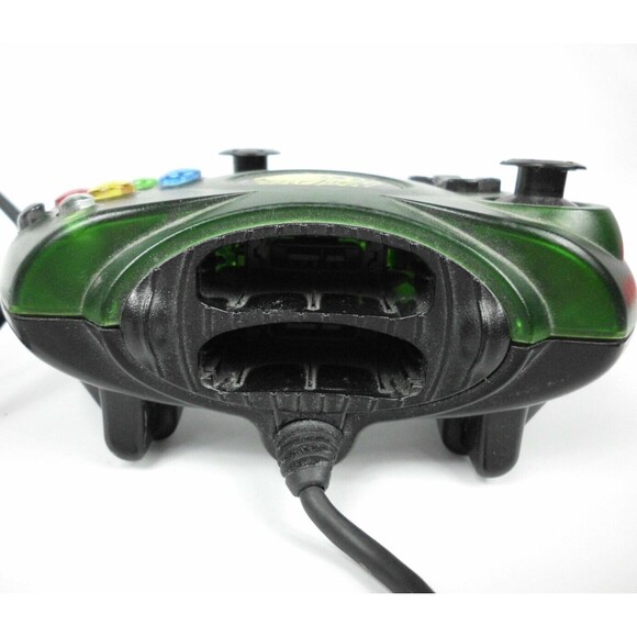 MadCatz XBOX Wired Video Game Controller Clear Green #4516 Breakaway 2003 - Picture 3 of 7